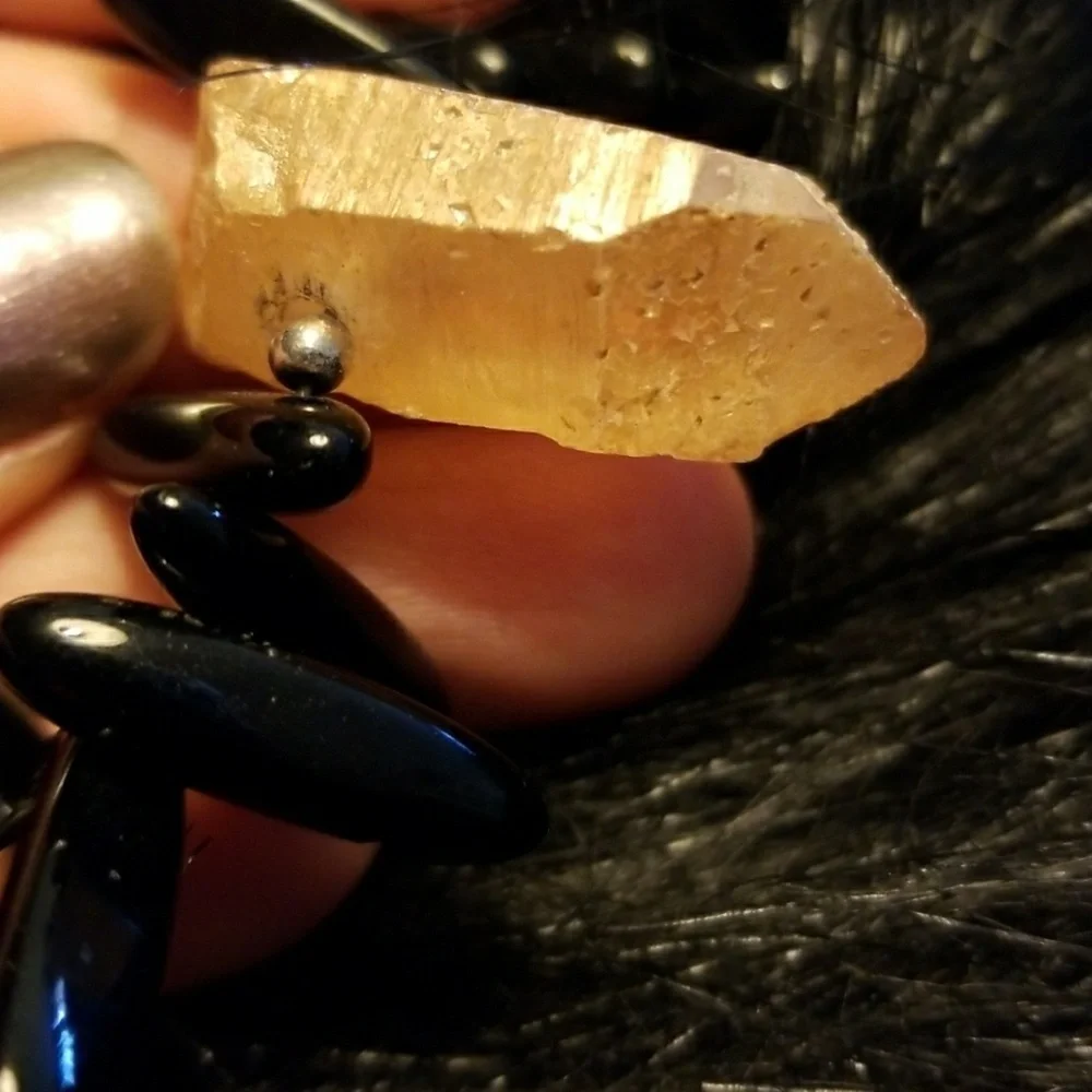 EYE CANDY L.A. // edgy boho chic crystal necklace - Picture 8 of 8